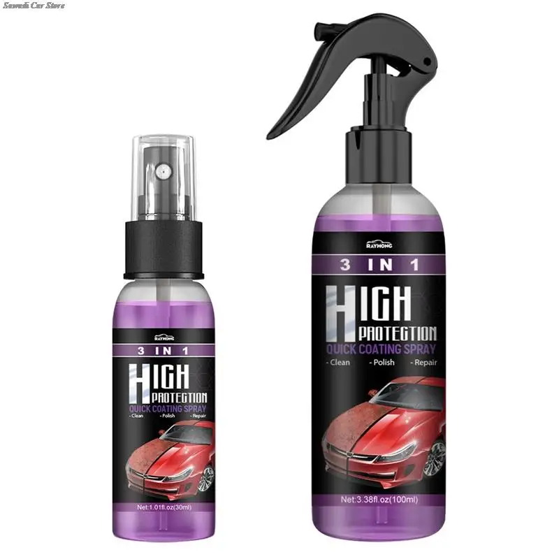 Car Polish Spray 3 In 1