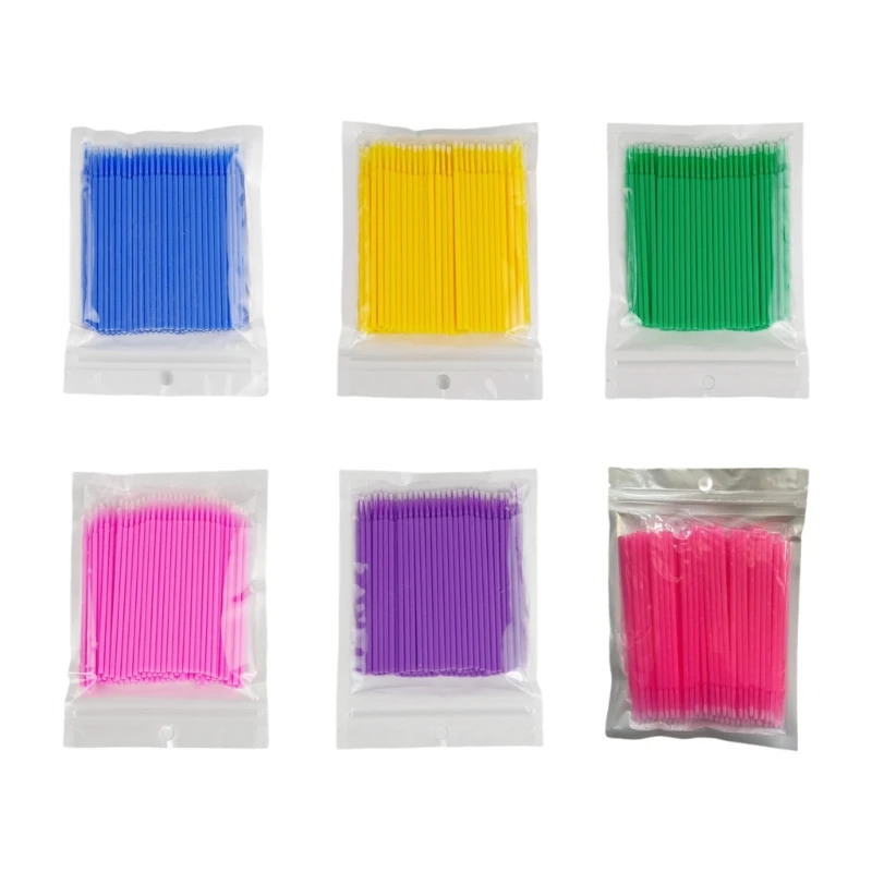 100 Pack Car Touch Up Paint Micro Brush Fine Tips