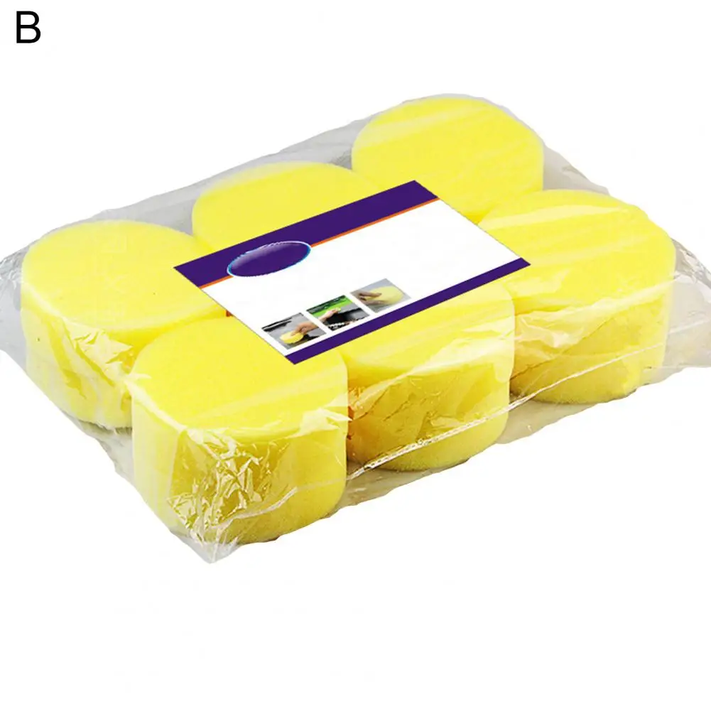 Round 1Pc/12Pcs Durable Car Easy Foaming Polishing Pad