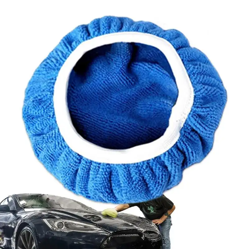 Car Polishing Pad Cleaner Microfiber Cleaning Cover Pad